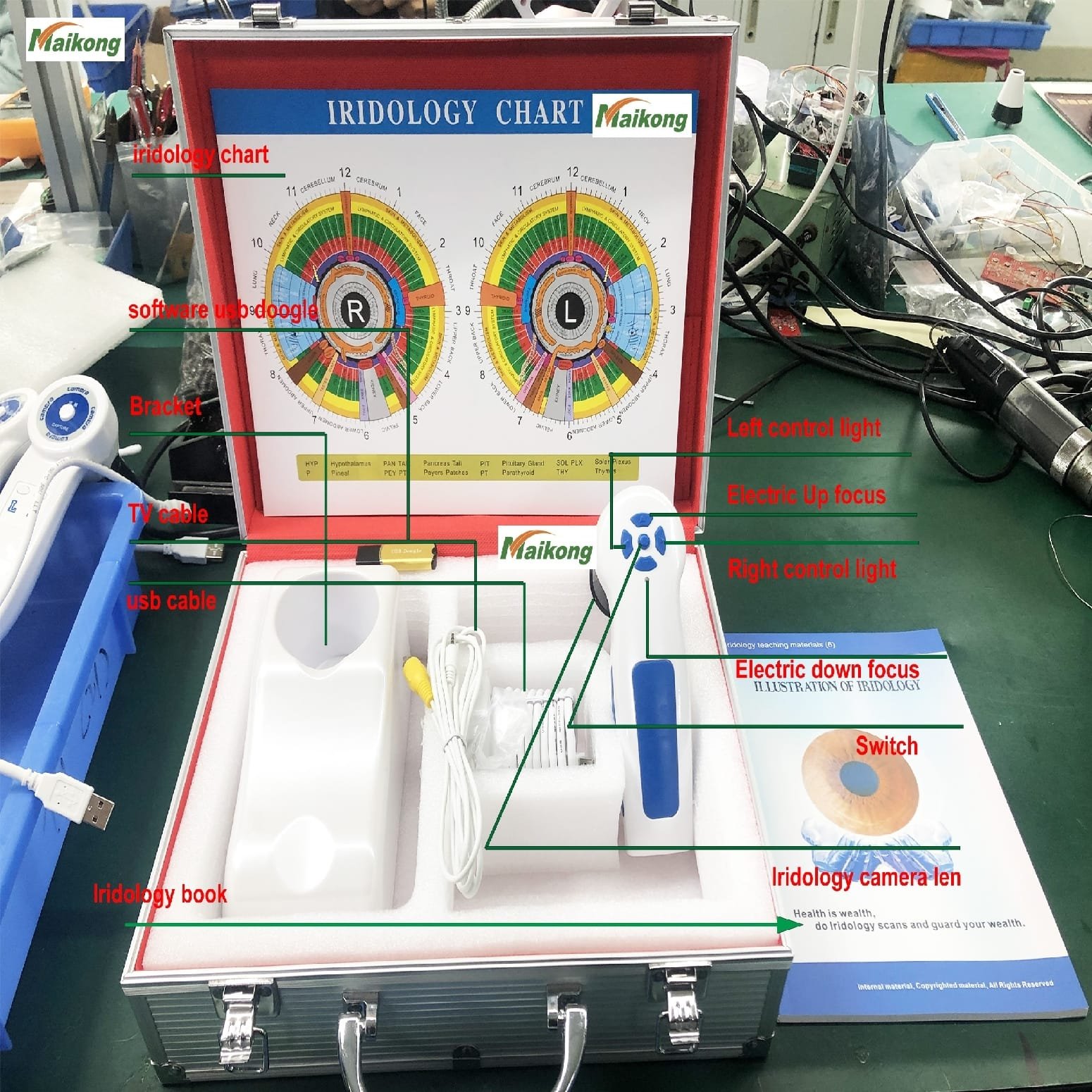 So machen Sie ein Bild von Ihrem Auge für Iridologie?
